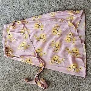 Madewell Dandelion Wrap Skirt